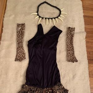 Kelle Witch Doctor Lyrical Halloween Costume Black&White - Size LC